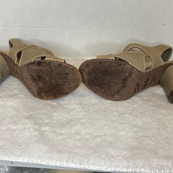 Argila Pepe Monjo Leather Strappy Buckle Heeled Open Toe‎ Sandals Size 36/6 - Picture 9 of 9